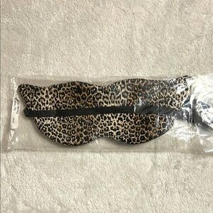 Frederick's of Hollywood Leopard Reversible Print Sleep Mask with Rhinestones